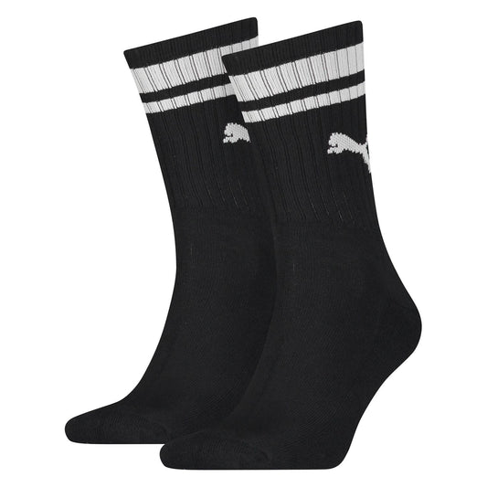 PA-S5 (Puma crew heritage stripe 2 pack unisex socks black/white)122191250