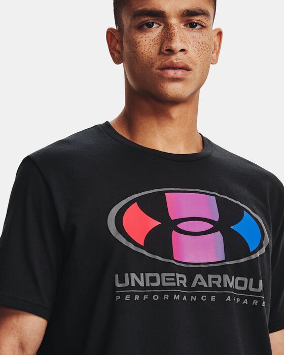 UAA-N5 (Mens multicolour lockertag short sleeve tee black) 32292173