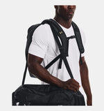 UAE-B3 (Under armour unisex hustle pro backpack black/medium heather/metallic gold) 22495652