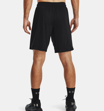 UAA-C11 (Under armour mens baseline 10 inch shorts black/black) 112393043