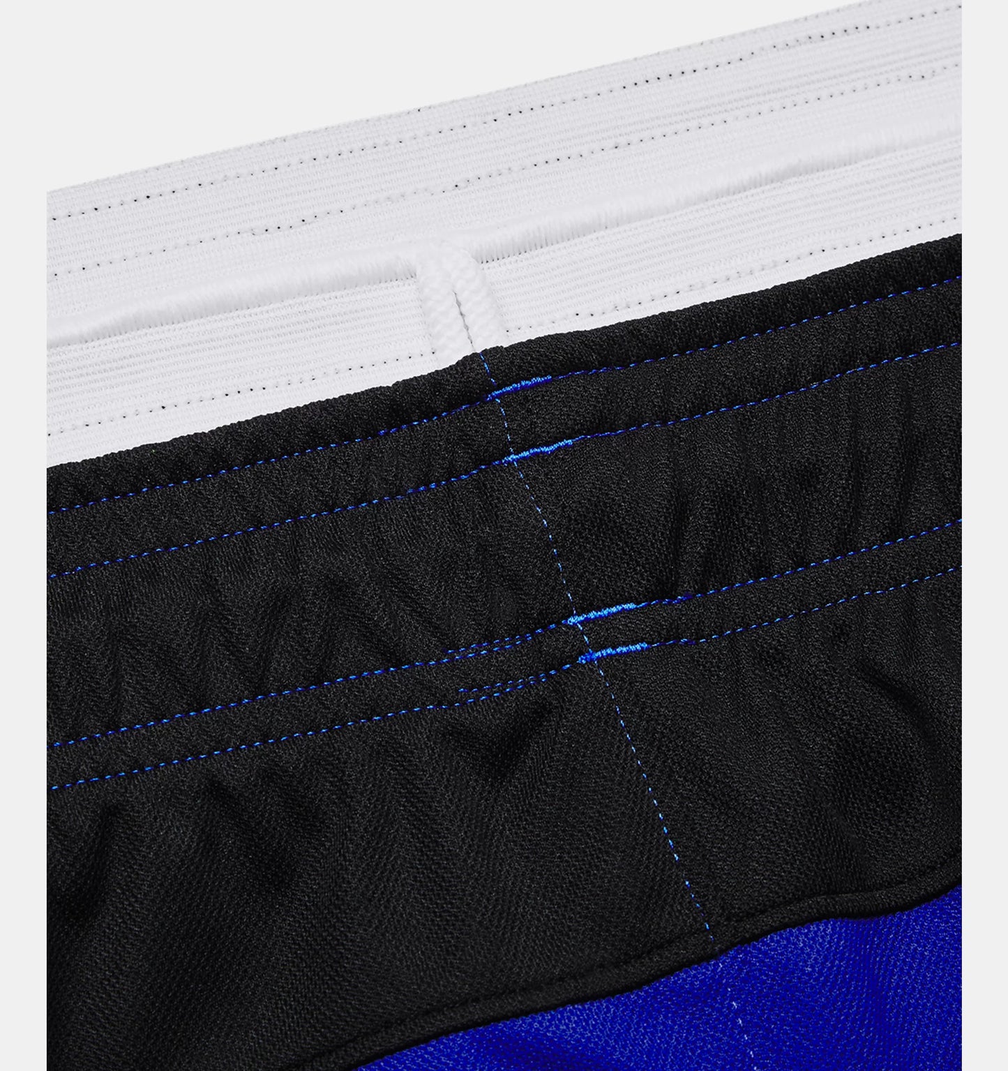 UAA-D11 (Under armour mens baseline 10 inch shorts royal/white) 112393043