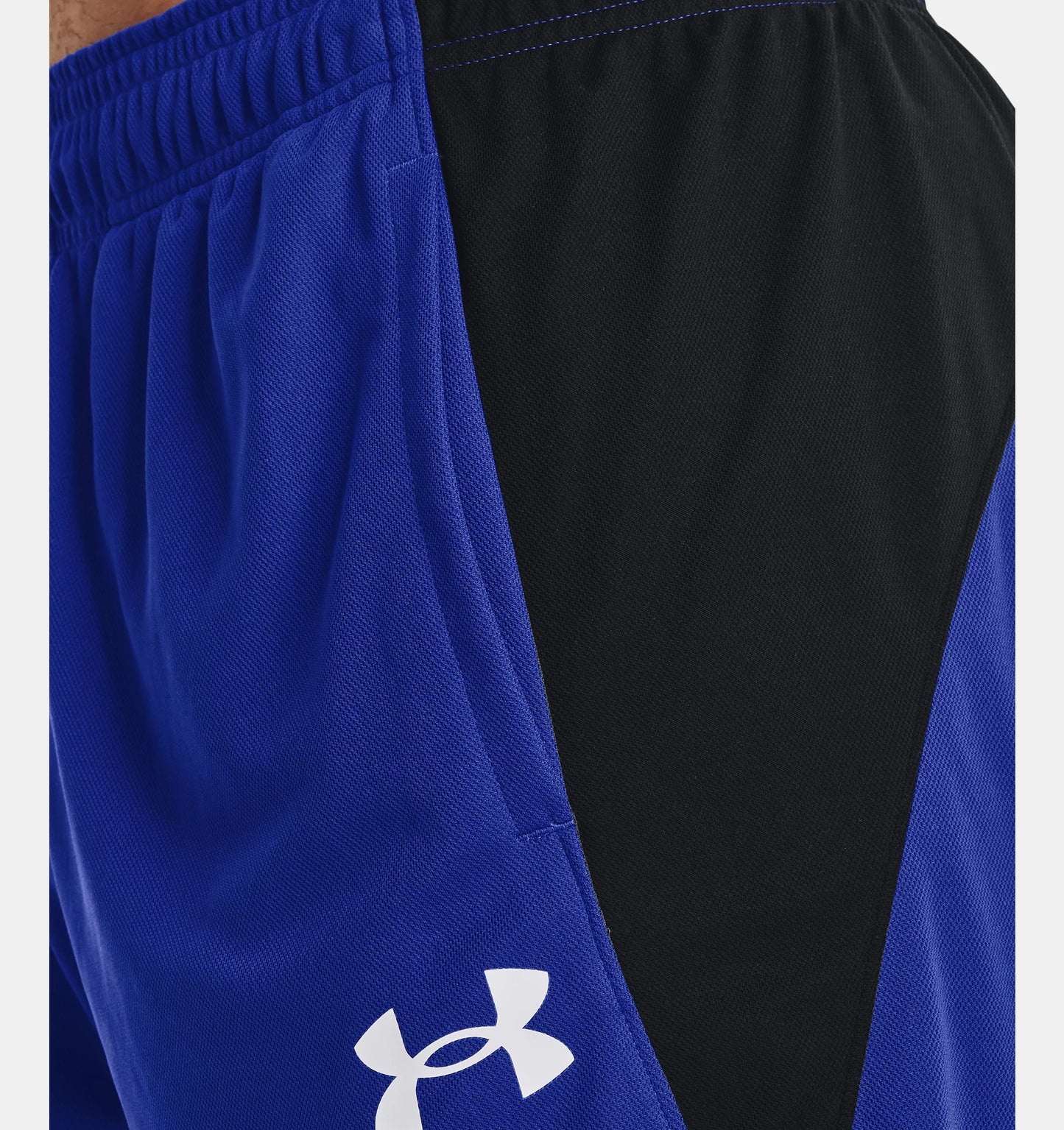 UAA-D11 (Under armour mens baseline 10 inch shorts royal/white) 112393043