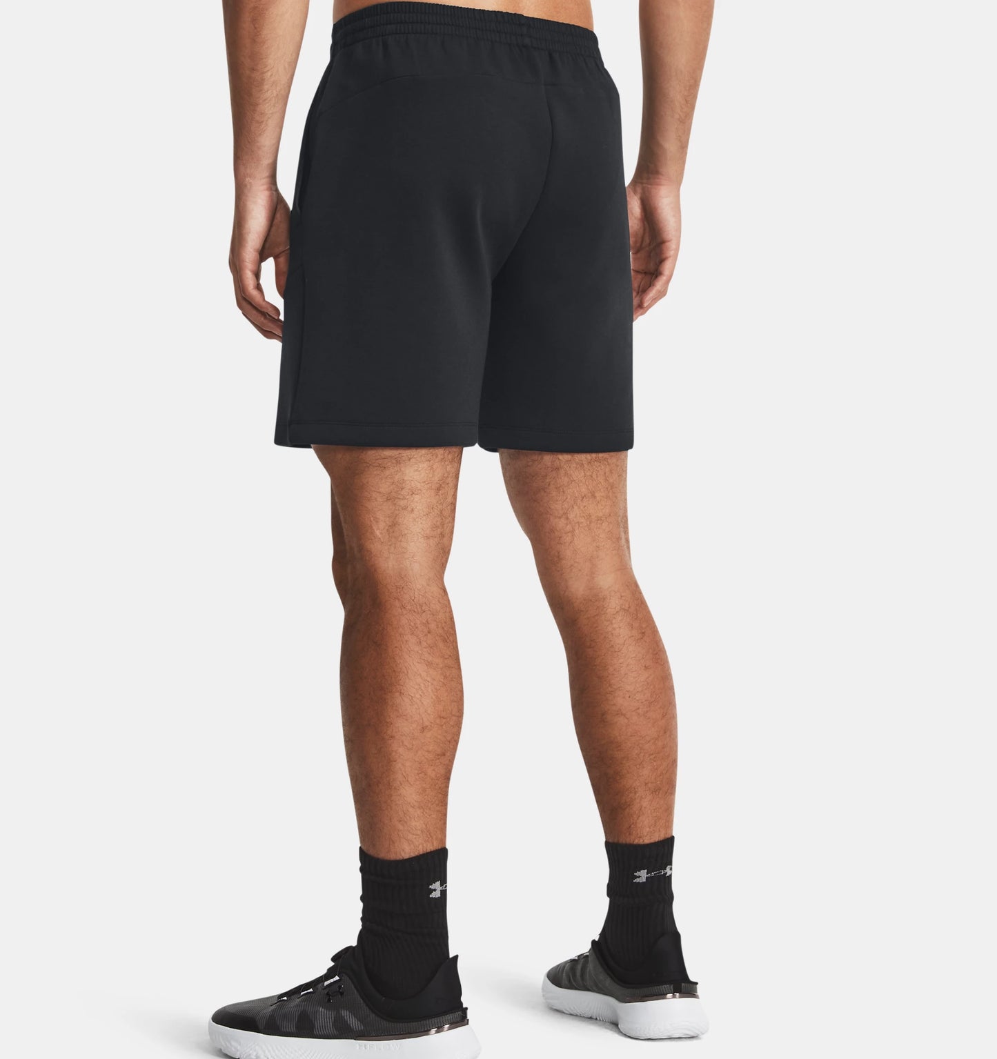 UAA-B13 (Under armour mens unstoppable fleece shorts black/black) 72494782