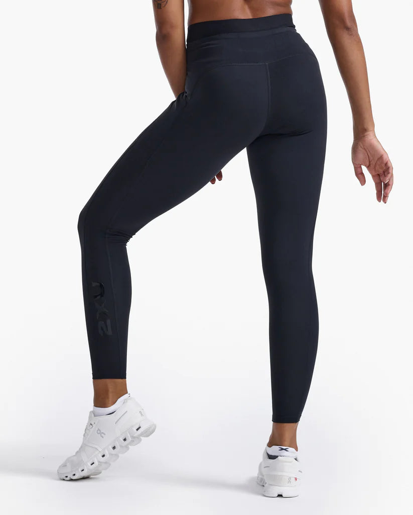 2XUA-D (2XU women's form stash hi-rise compression tights black) 122398000