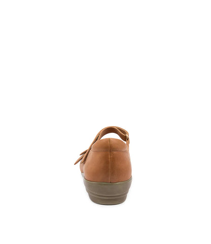 Z-A (Ziera disco wide leather dress shoes tan) 426910980