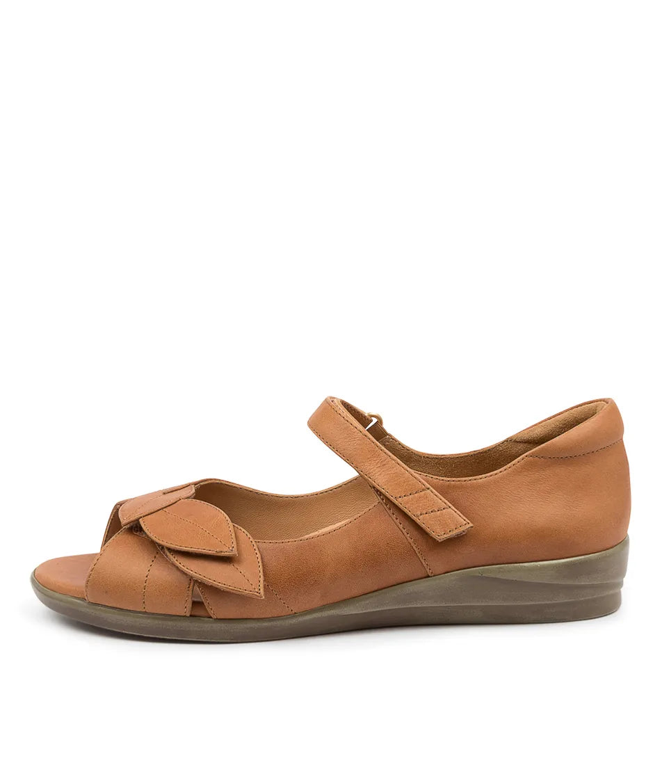 Z-A (Ziera disco wide leather dress shoes tan) 426910980
