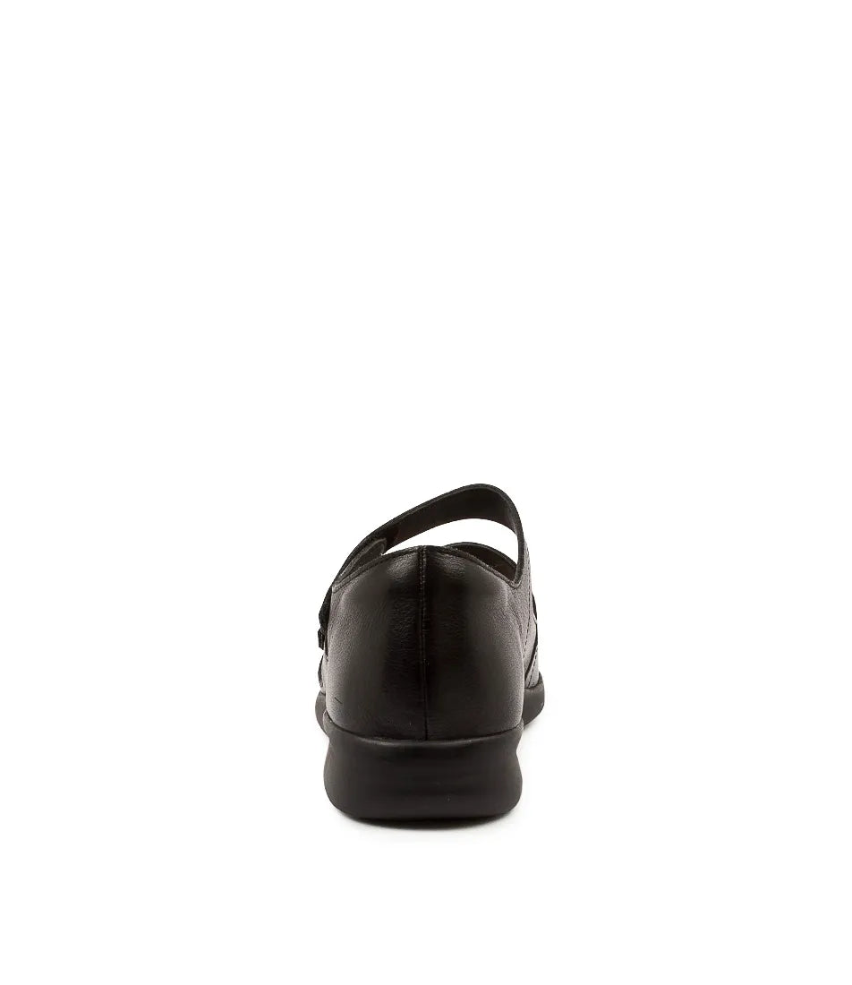 Z-C (Ziera bardot xtra wide leather dress sandals black) 426910600