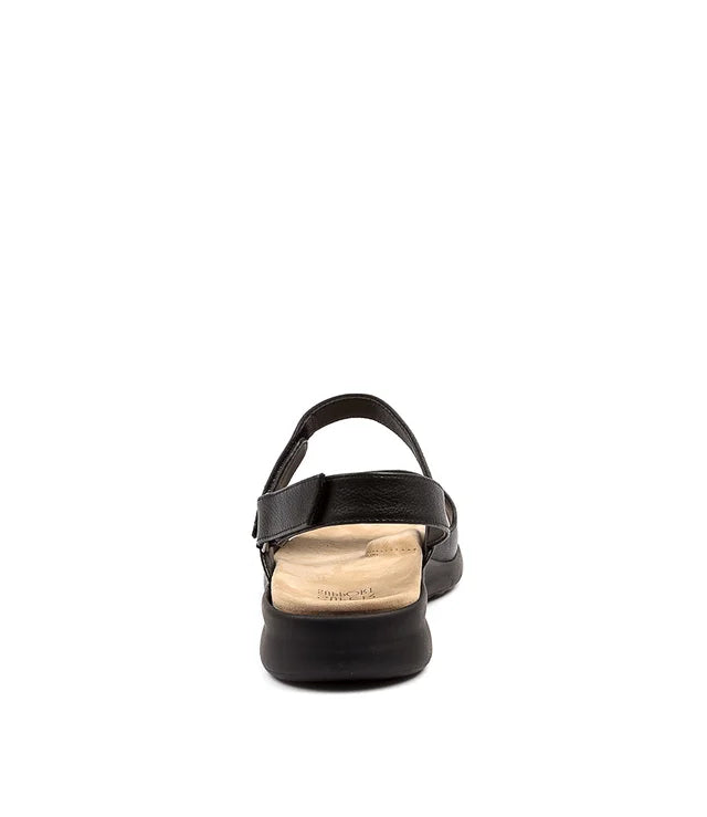 Z-G (Ziera benji extra wide fit leather sandals black) 926910600