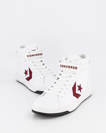 CT-N38 (Converse pro blaze V2 leather mid white/cherry daze) 32496100