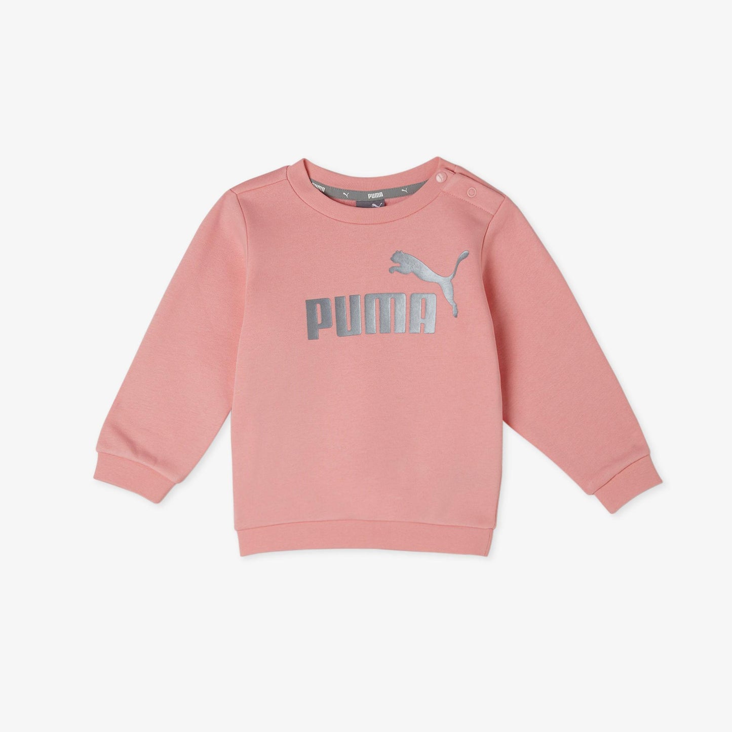 PA-L9 (Puma minicats essentials + crew and jogger fleece set peach smoothie) 122393500