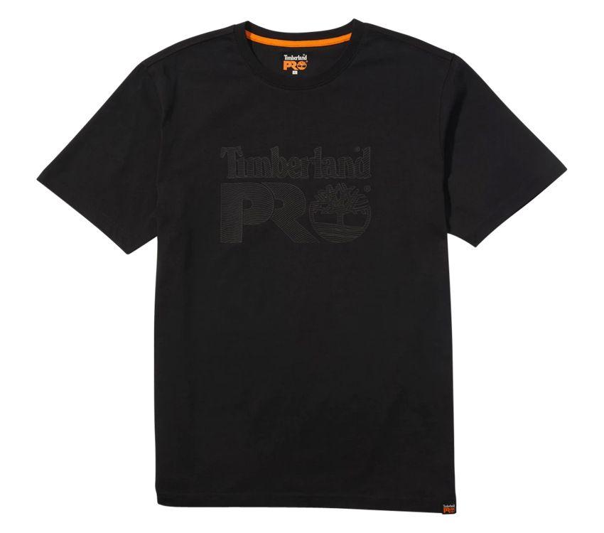 TBA-P2 (Timberland pro cotton core texture logo graphic short sleeve tee black) 72391435 TIMBERLAND