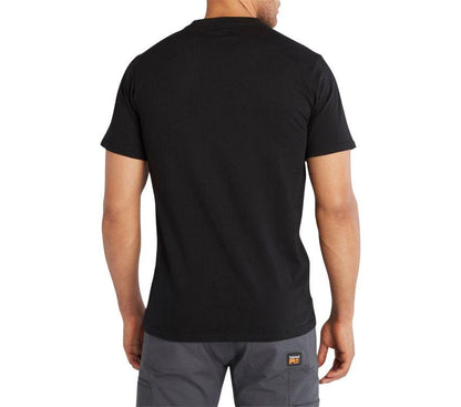 TBA-Q2 (Timberland pro cotton core logo t-shirt black) 72391435 TIMBERLAND