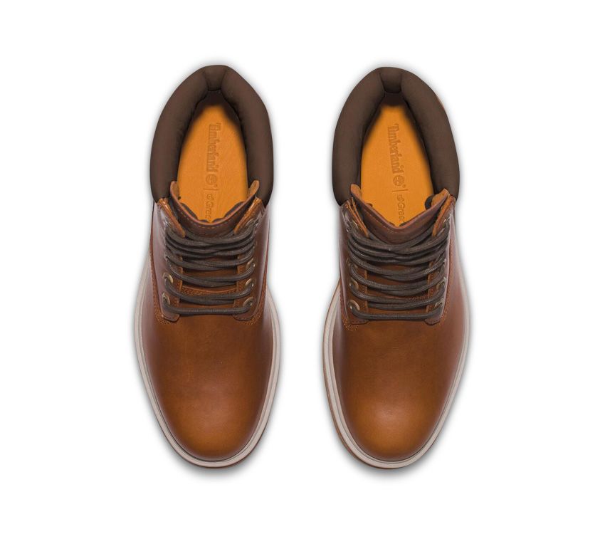 TB-P4 (Timberland mens premium waterproof boot medium brown full grain) 1123917217
