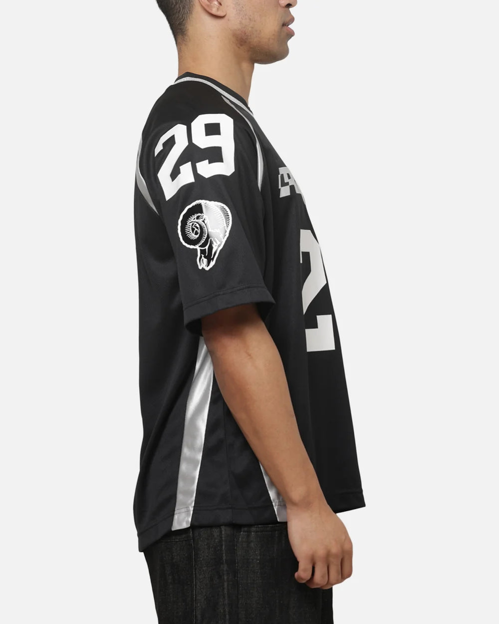 MNA-R53 (Mitchell & ness los angeles rams established jersey black) 82699565
