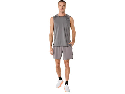 ASA-I1 (Asics actibreeze woven 7in shorts mens carbon) 122594500