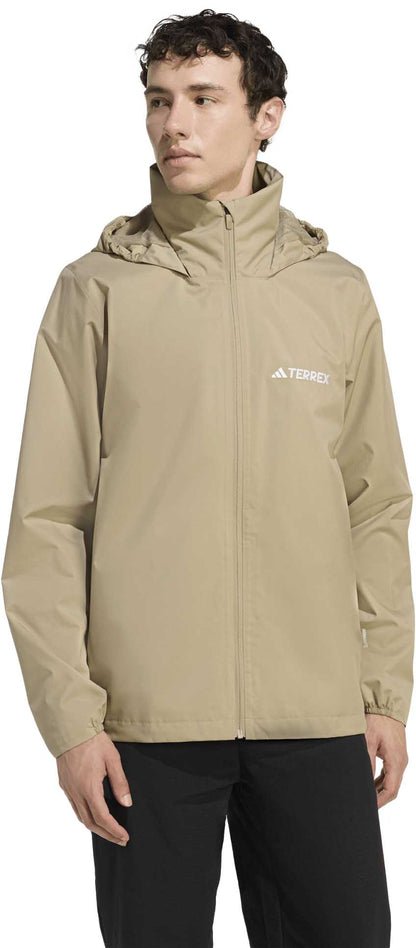 AA-D31 (Adidas multi terrex essentials 2l rain jacket beige) 32698657
