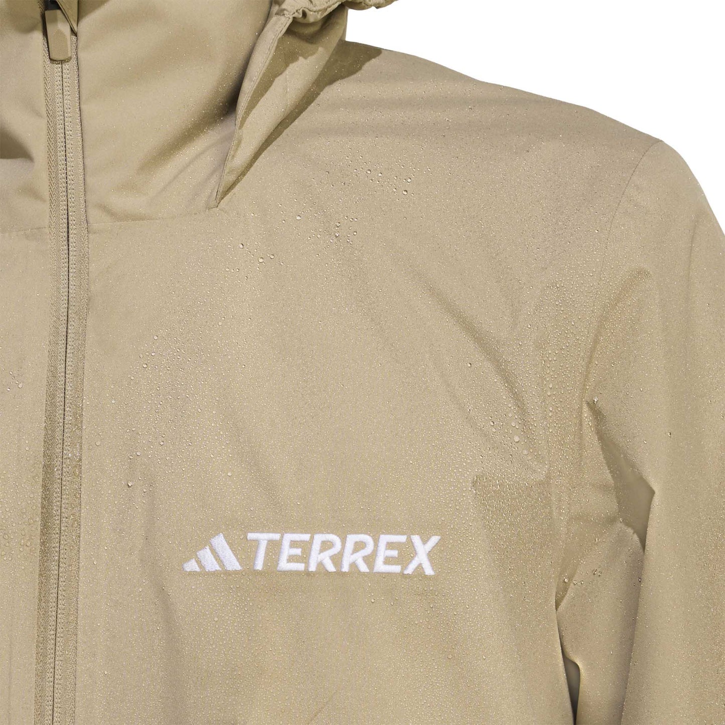 AA-D31 (Adidas multi terrex essentials 2l rain jacket beige) 32698657