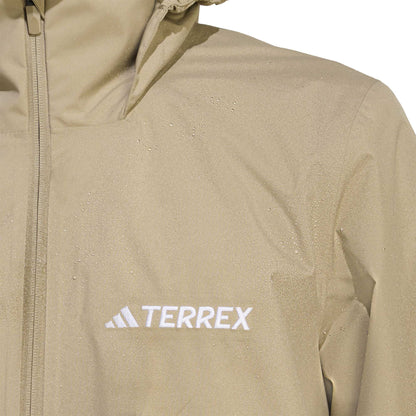 AA-D31 (Adidas multi terrex essentials 2l rain jacket beige) 32698657
