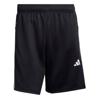 AA-H30 (Adidas workout essentials all set 3-stripes knit shorts black/white) 22692646
