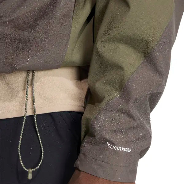 AA-L31 (Adidas waterproof hiking terrex multi 2 layer climaproof jacket olive/green) 32699616