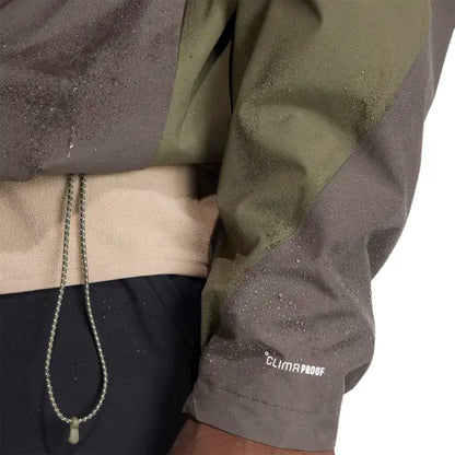AA-L31 (Adidas waterproof hiking terrex multi 2 layer climaproof jacket olive/green) 32699616