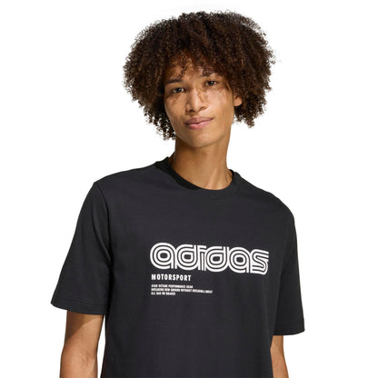 AA-A30 (Adidas motorsport linear graphic t-shirt black) 22692407