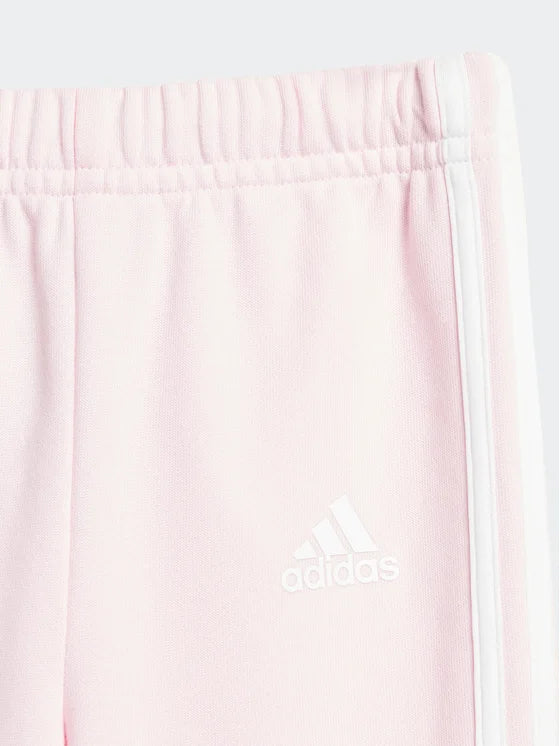 AA-Q23 (Adidas badge of sport french terry crew & jogger set clear pink/white) 42493370