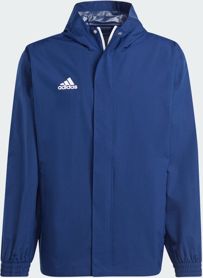 AA-G23 (Adidas entrada 22 all weather training jacket team navy blue) 32496251