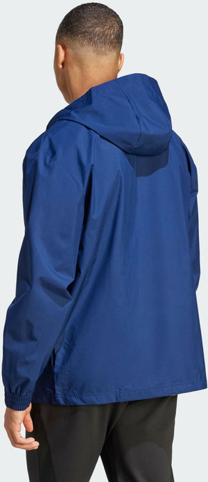 AA-G23 (Adidas entrada 22 all weather training jacket team navy blue) 32496251