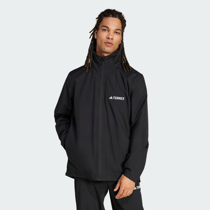 AA-A29 (Adidas multi essentials 2L rain jacket black) 72598657