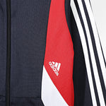 AA-V20 (Adidas 3 stripes colour block tracksuit legend ink/scarlet/white) 52395292 ADIDAS