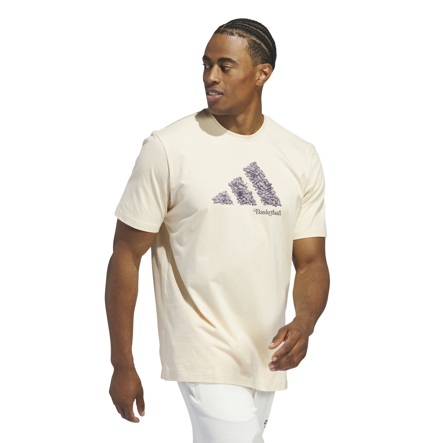 AA-Y22 (Adidas court therapy graphic tee crystal sand) 22492815