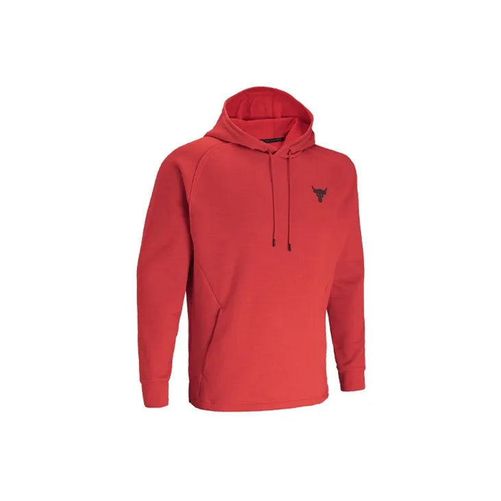 UAA-W3 (Mens project rock cc fleece hoodie red/black) 102196087