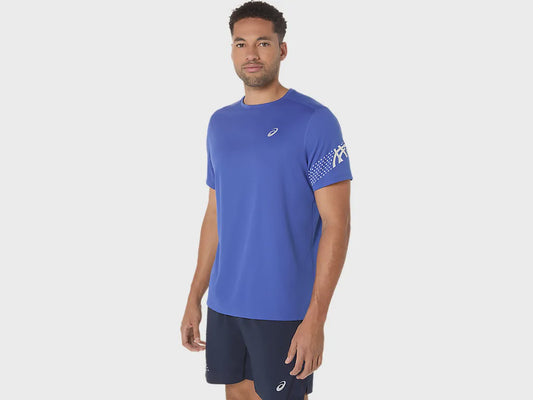ASA-D1 (Asics icon short sleeve t-shirt dark cobalt) 122593000