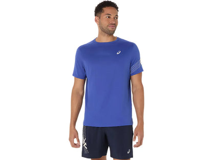 ASA-D1 (Asics icon short sleeve t-shirt dark cobalt) 122593000