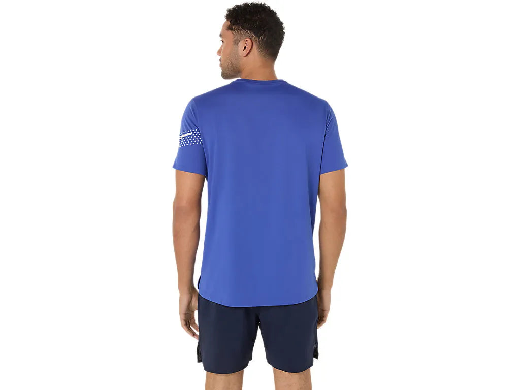 ASA-D1 (Asics icon short sleeve t-shirt dark cobalt) 122593000