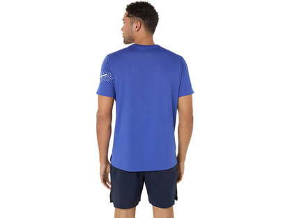 ASA-D1 (Asics icon short sleeve t-shirt dark cobalt) 122593000