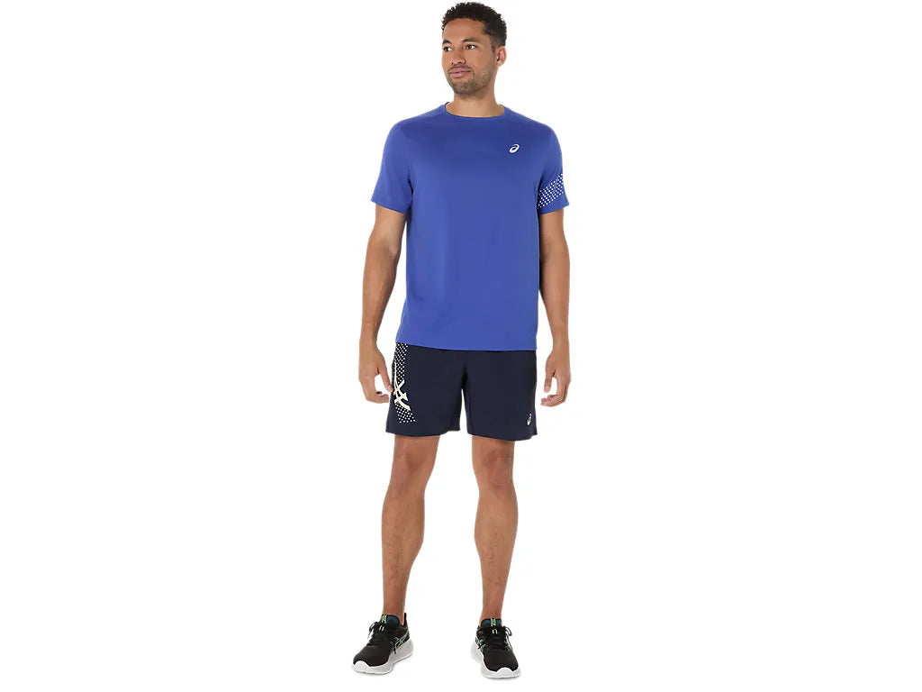 ASA-D1 (Asics icon short sleeve t-shirt dark cobalt) 122593000