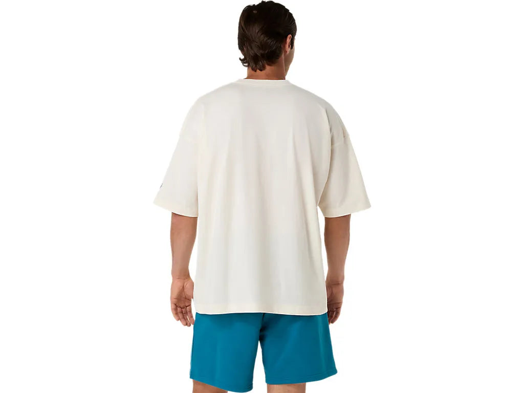 ASA-K1 (Asics logo relaxed fit t-shirt cream) 22693000