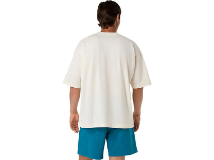 ASA-K1 (Asics logo relaxed fit t-shirt cream) 22693000