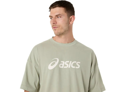 ASA-L1 (Asics logo relaxed fit t-shirt olive grey) 22693000