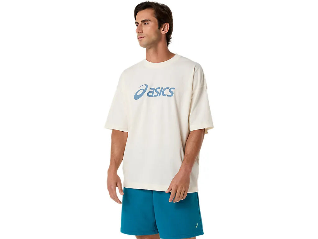 ASA-K1 (Asics logo relaxed fit t-shirt cream) 22693000