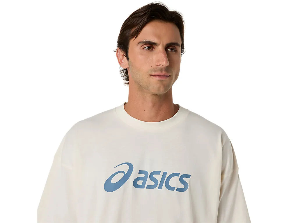 ASA-K1 (Asics logo relaxed fit t-shirt cream) 22693000