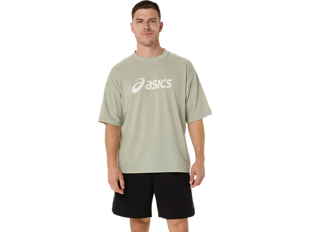 ASA-L1 (Asics logo relaxed fit t-shirt olive grey) 22693000