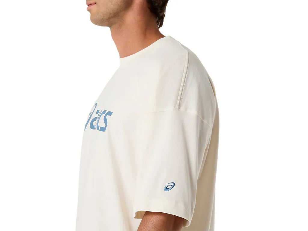 ASA-K1 (Asics logo relaxed fit t-shirt cream) 22693000