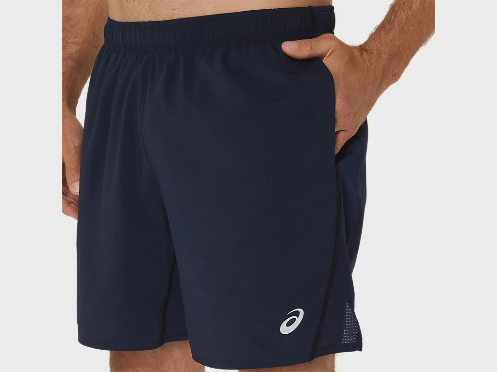 ASA-I2 (Asics men's silver 7" shorts midnight) 82693500