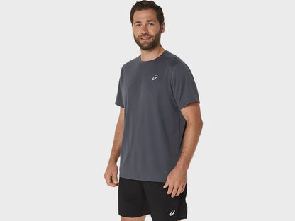 ASA-G2 (Asics men's silver short sleeve top carrier grey) 82692750
