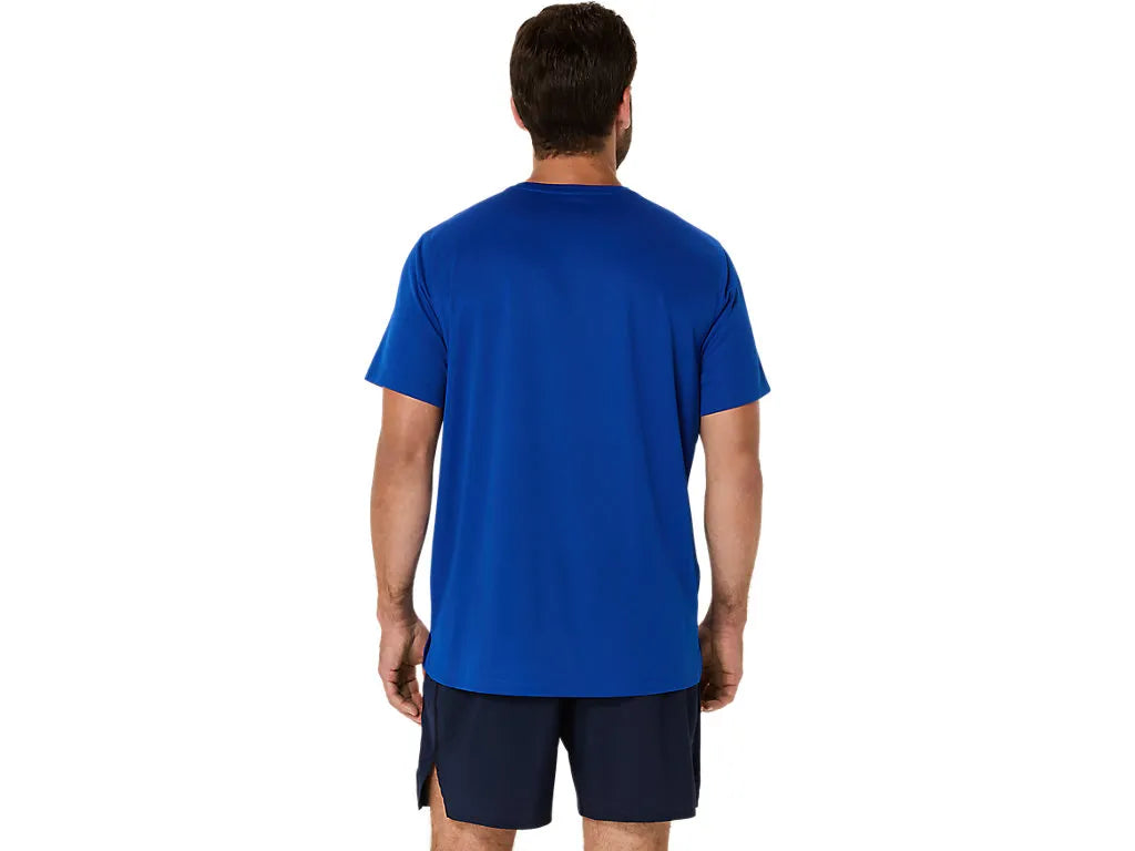 ASA-G1 (Asics silver short sleeve t-shirt mens asics blue) 122592750