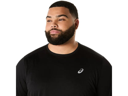 ASA-E1 (Asics silver short sleeve t-shirt mens performance black) 122592500