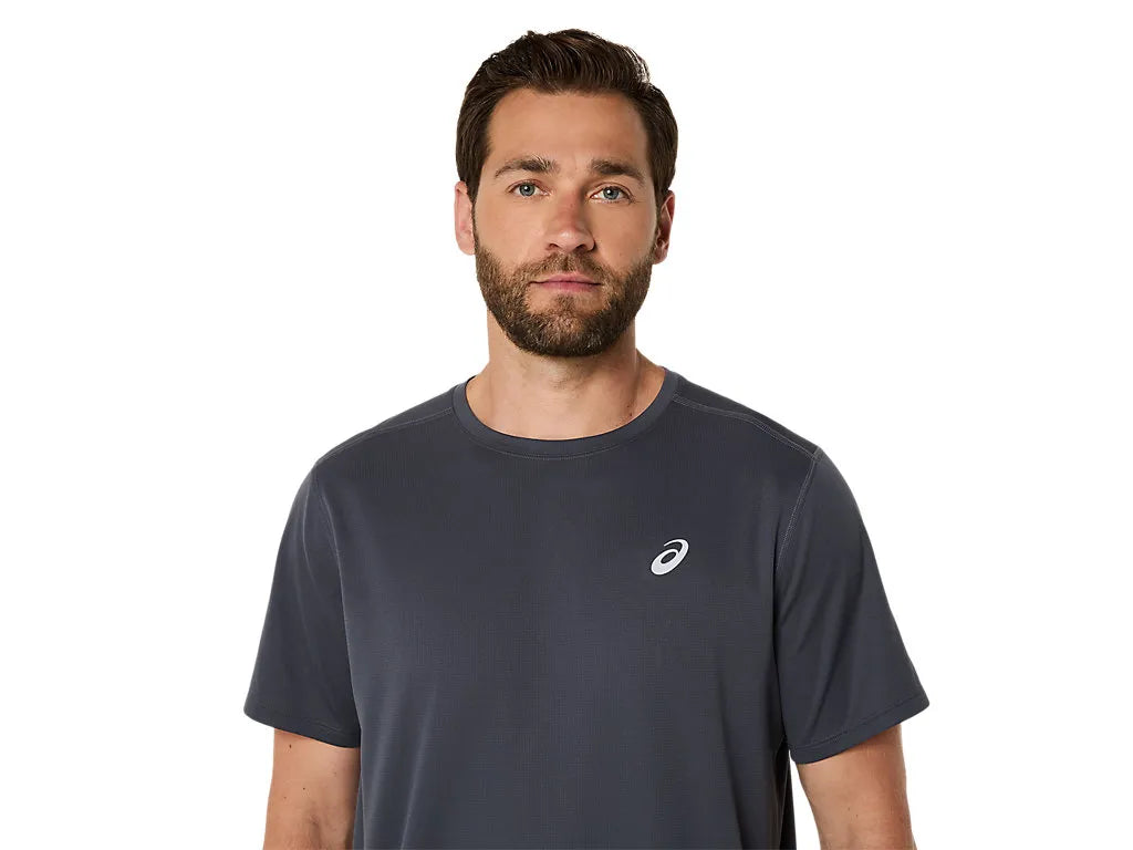 ASA-G2 (Asics men's silver short sleeve top carrier grey) 82692750